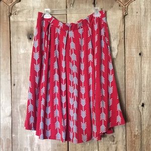 LuLaRoe Maddison Skirt (with pockets) Size L