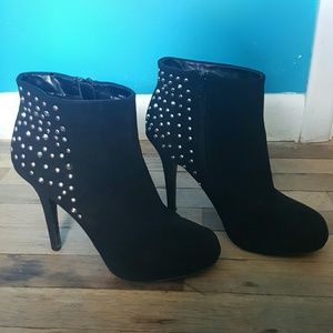 Sexy black booties
