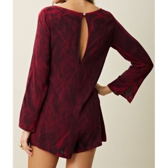 Tie dye Blue Life Romper Planet Blue - Picture 2 of 5