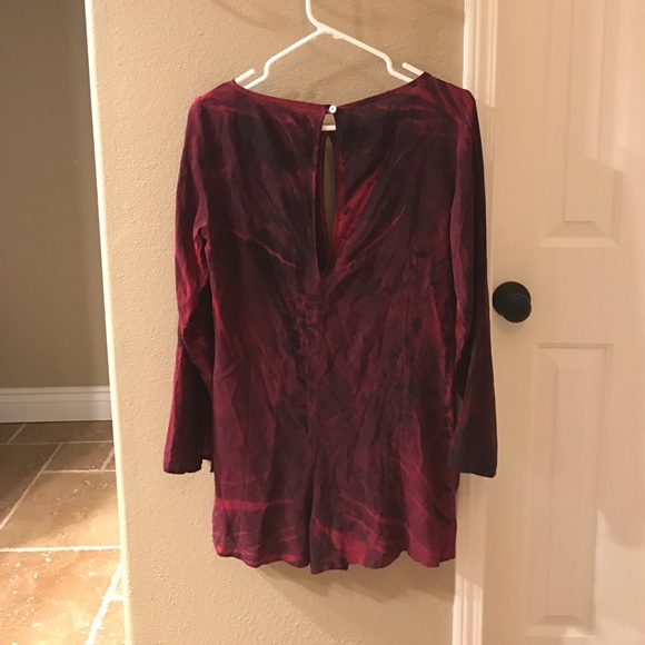 Tie dye Blue Life Romper Planet Blue - Picture 4 of 5