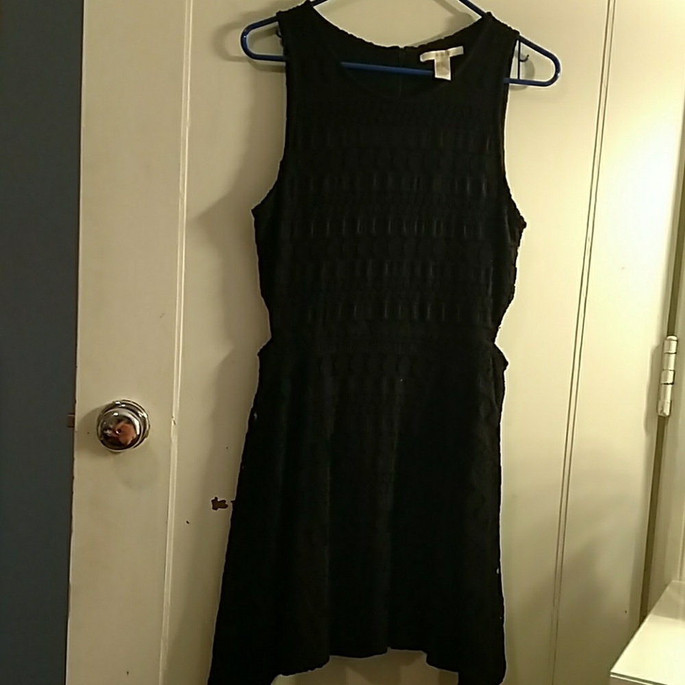 Black skater dress