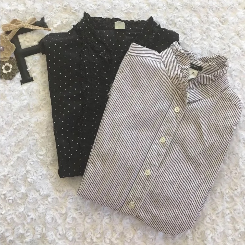 JCrew Blouse Set Size 4 wear to work Career Lot