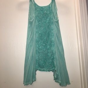 Turquoise Flyaway Tank