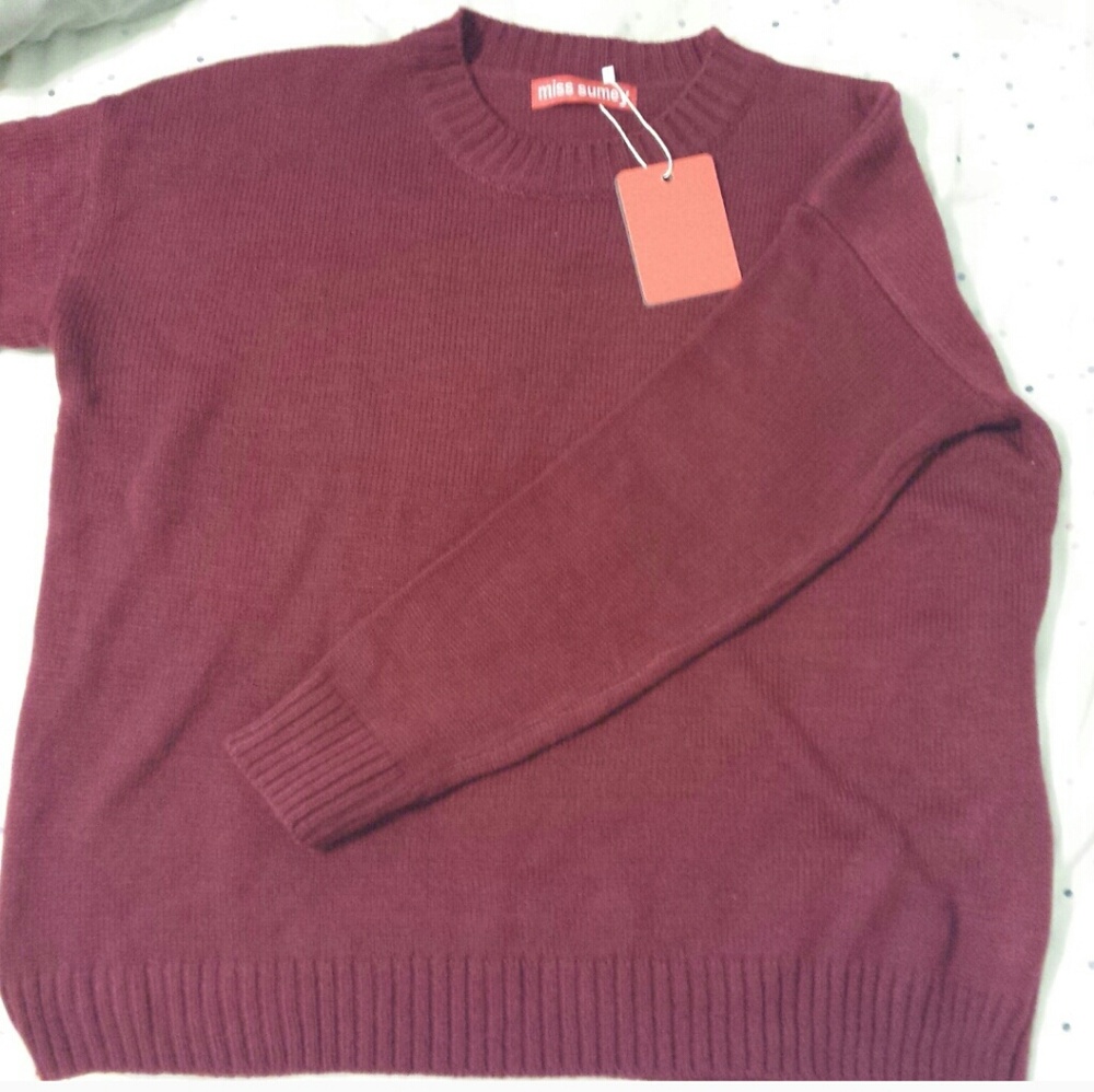 Maroon Red Sweater