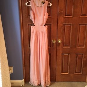 Nicole Miller Blush Pink Evening Dress