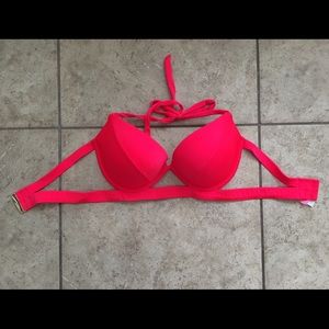 Red/Pink Victoria's Secret CutOut Bathing Suit Top