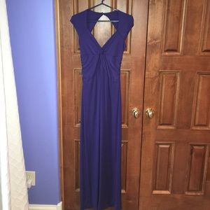 Nicole Miller Purple Evening Dress