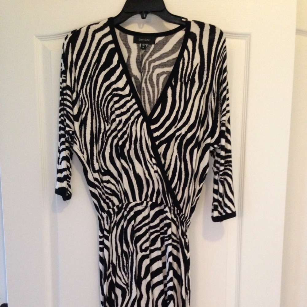 Zebra print dress