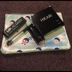 Ipsy bag with new makeup products
