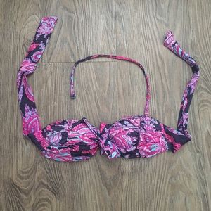 Billabong strapless bikini top