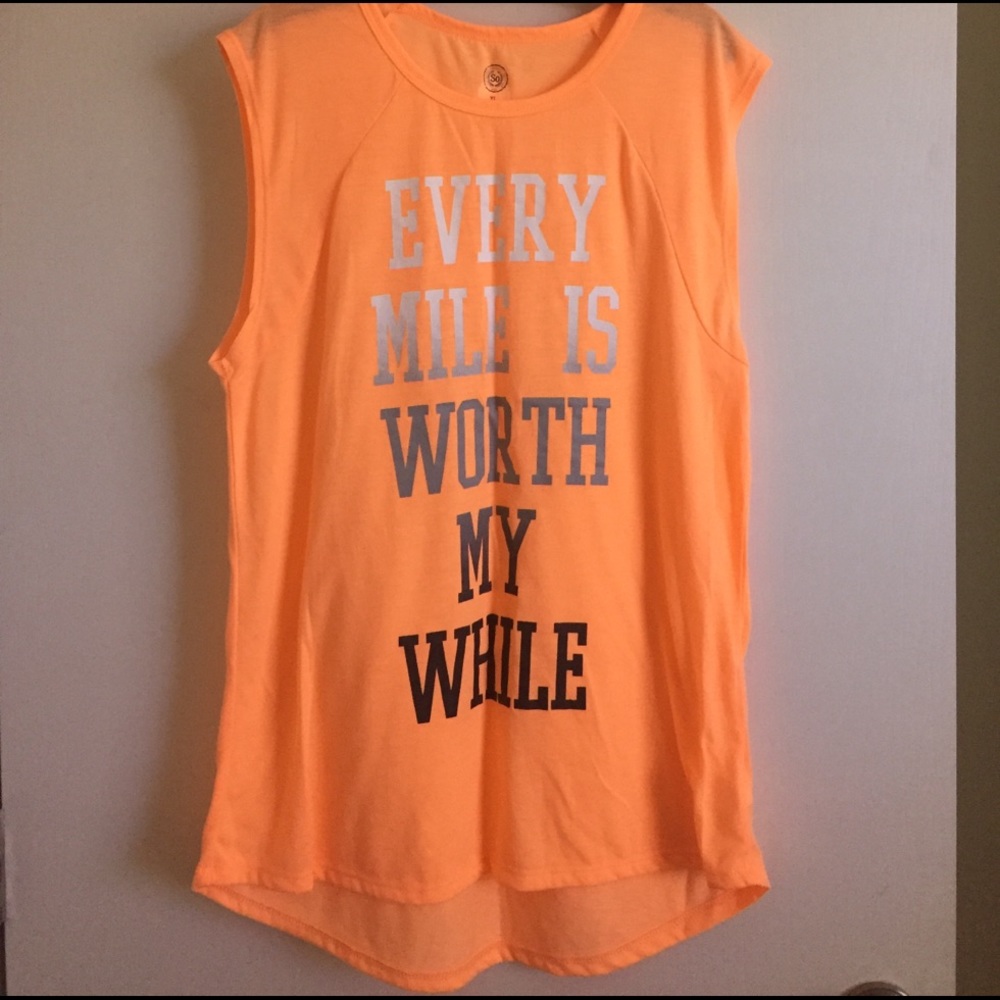 Work out tank "everything mike is worth my while"
