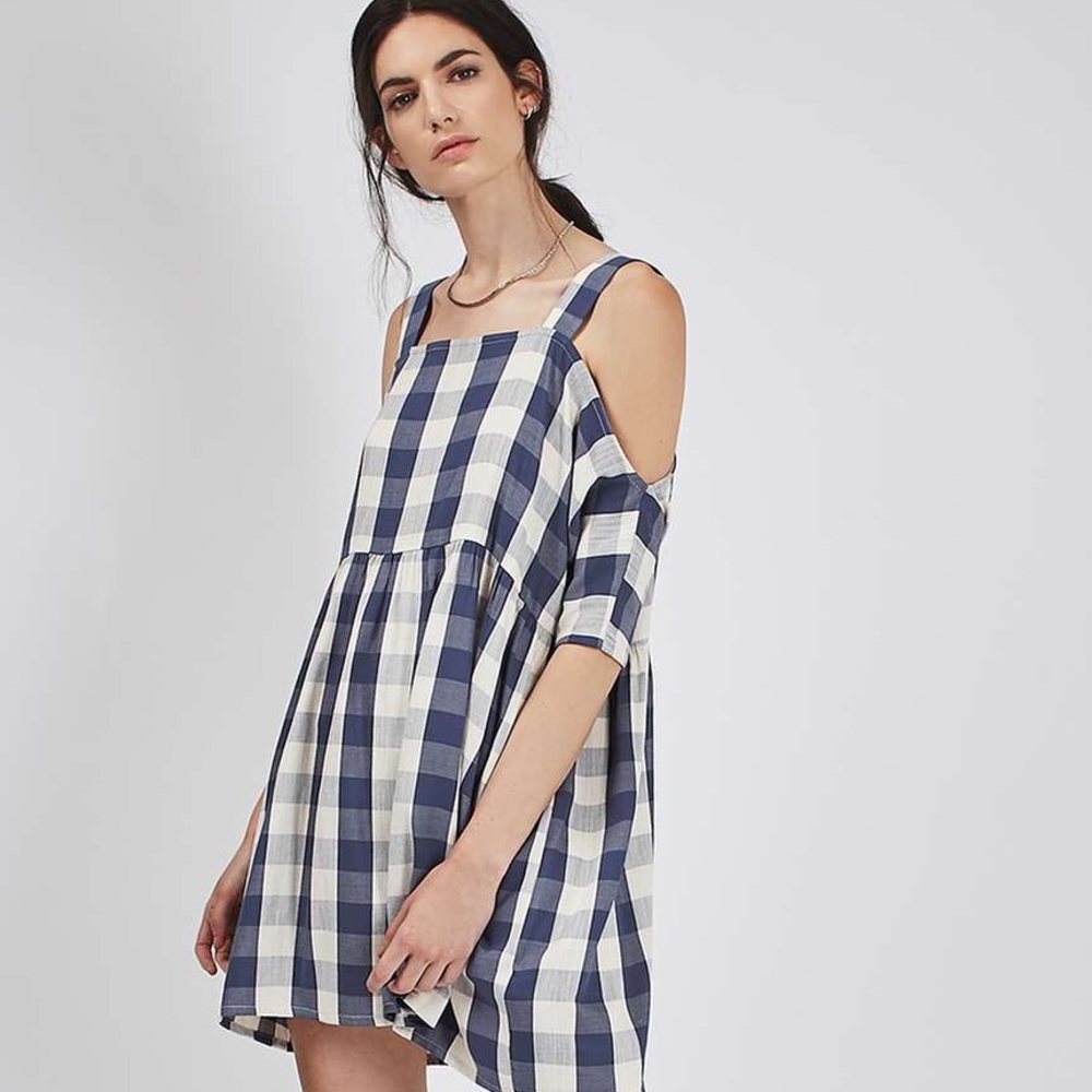 Topshop off shoulder dress