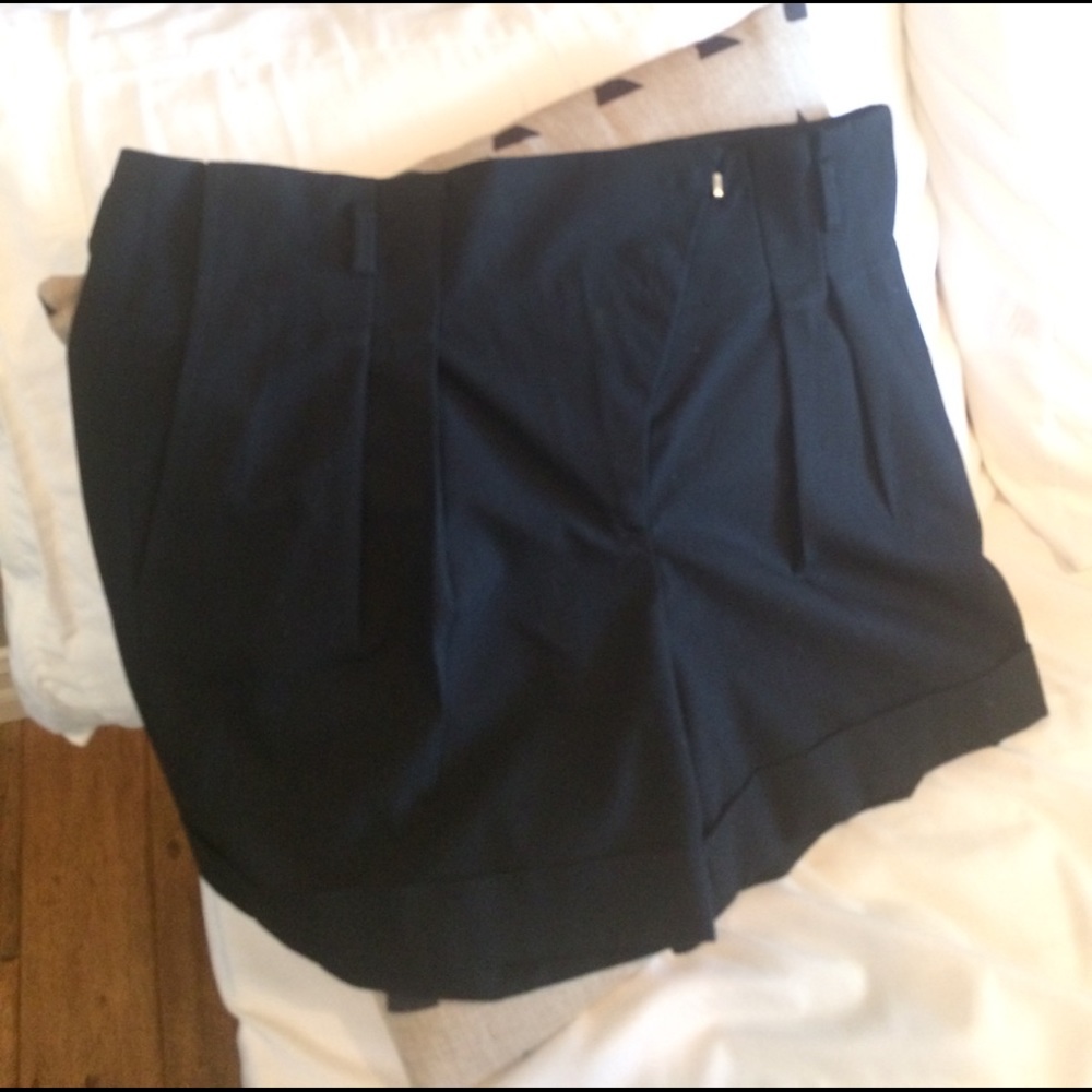 Zara Basics High Waisted Dress Shorts