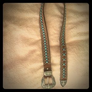 Studded Western style belt