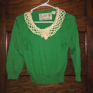 Field Flower Anthropologie Retro Style Cardigan