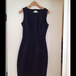 H&M slvls woven textured cut out fitted sheath