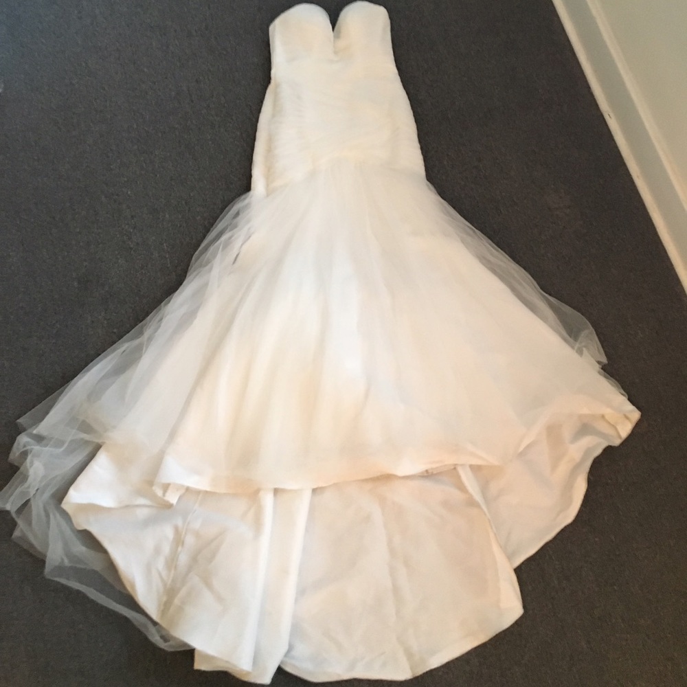 Strapless Sweetheart Mermaid Tulle Wedding Dress
