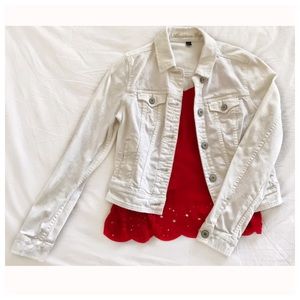 White Denim Jacket