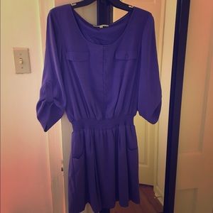 Size 8 Gianni Bini purple bunch dress!