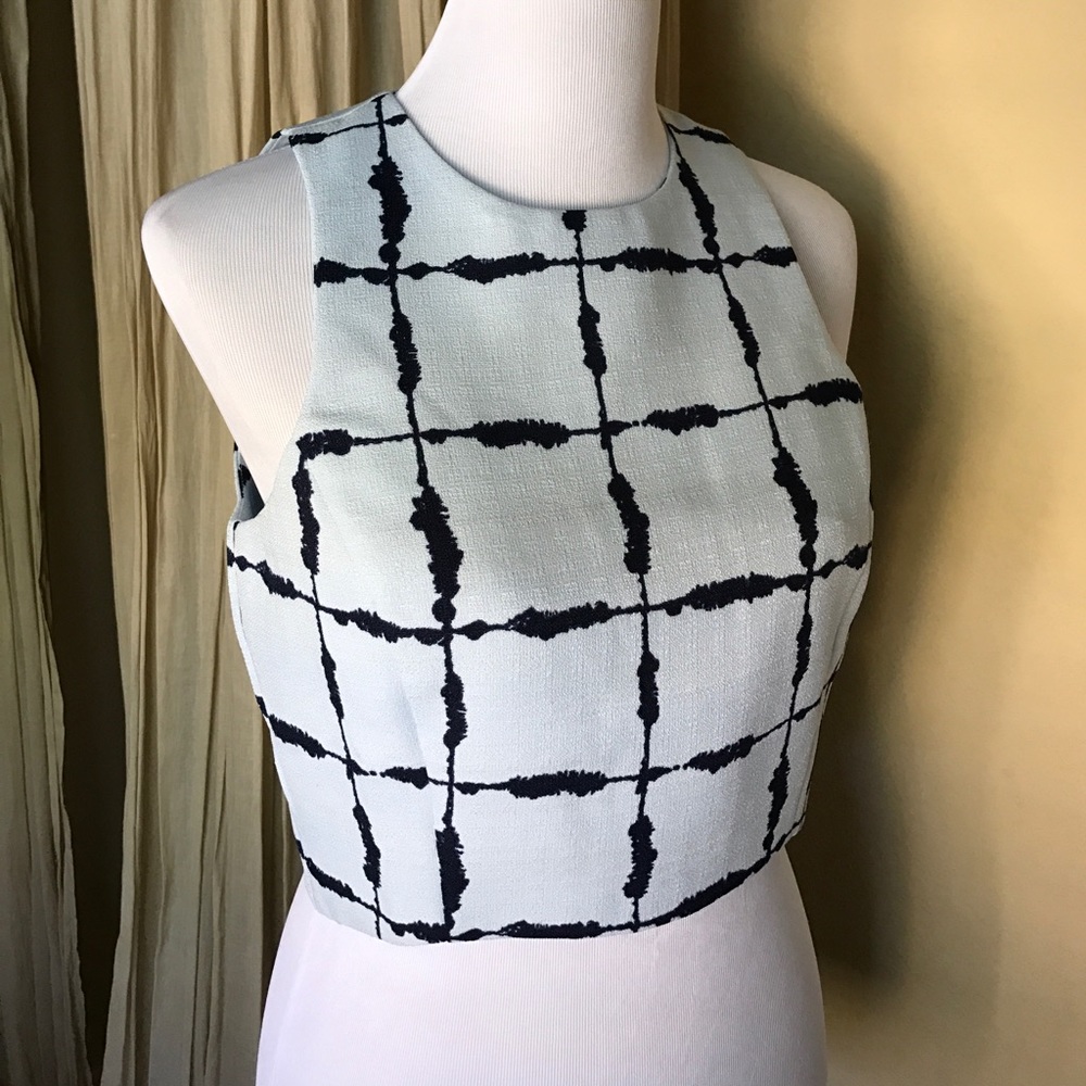 🎉🎉Sale🎉🎉New Back zip crop top size M