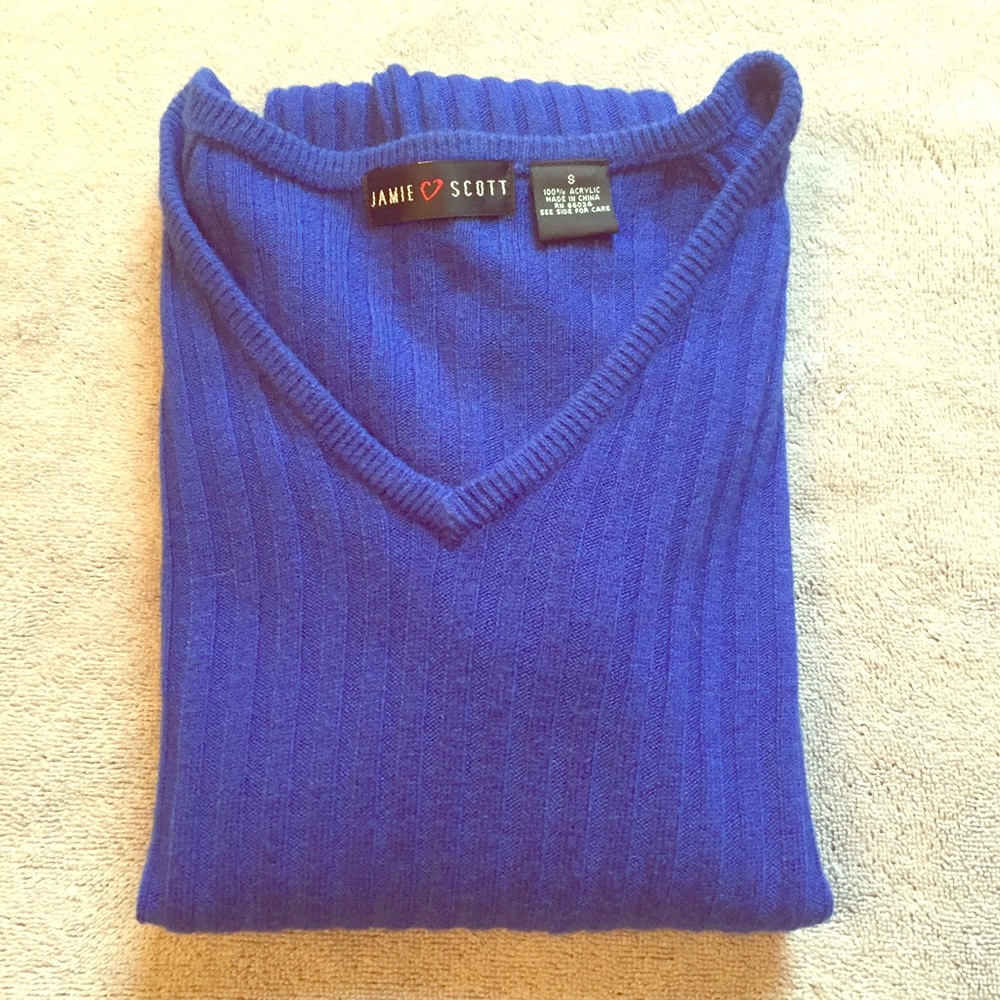 90's Ribbed V-Neck