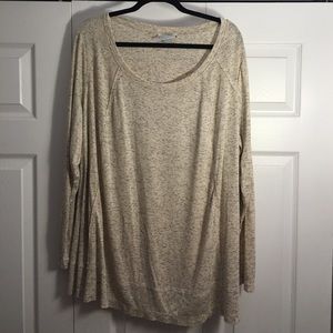 NWOT Tan long sleeve shirt