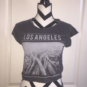 brandy LOS ANGELES crop top