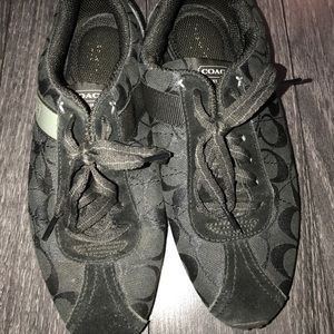 Black Authentic Coach sneakers, US womens size 7!