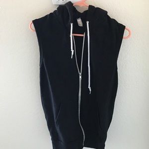 American Apparel Sleeveless Hoodie