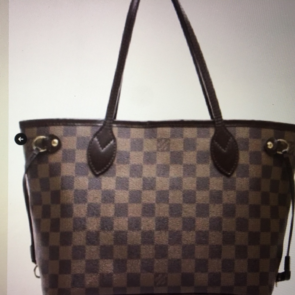 Louis Vuitton Neverfull PM Damier Ebene Tote Bag
