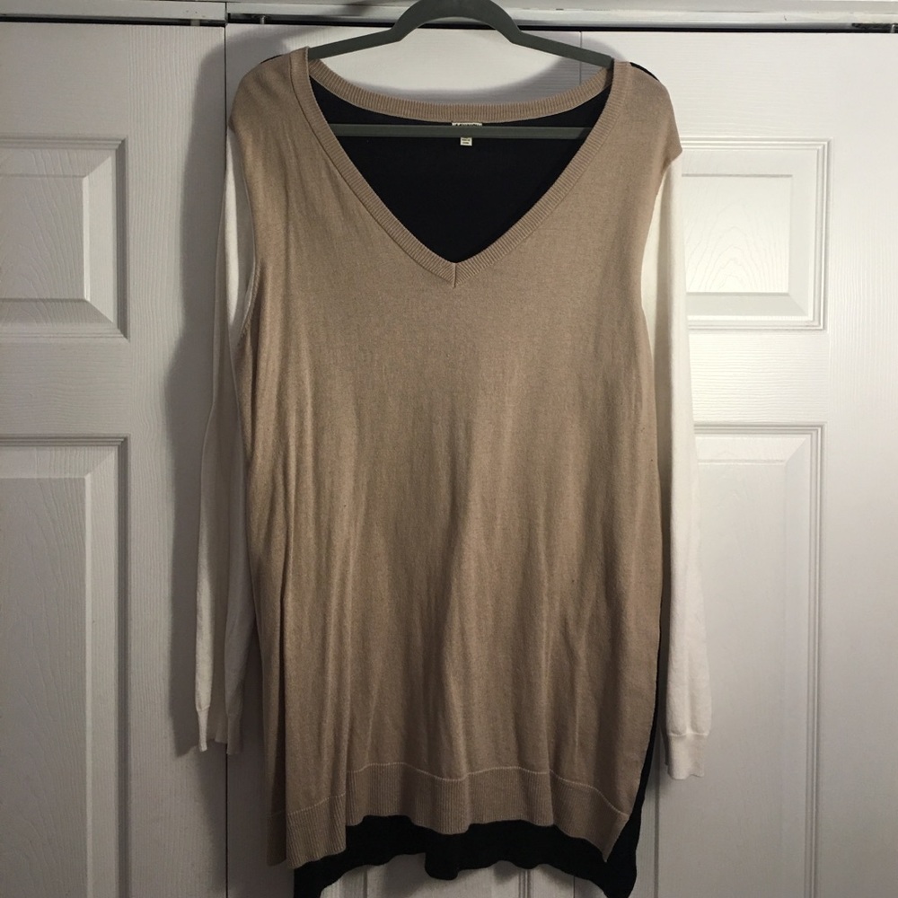 Color block shirt