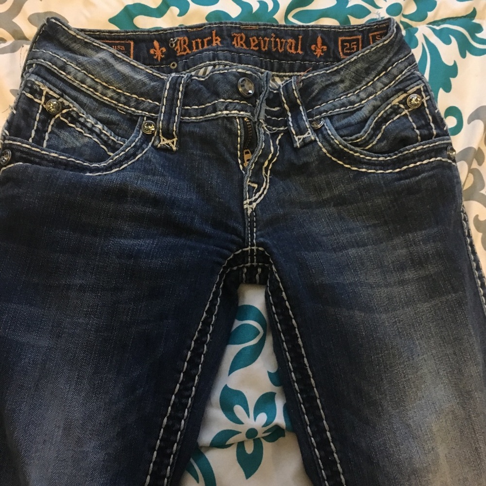 Blue Rock Revival Jeans