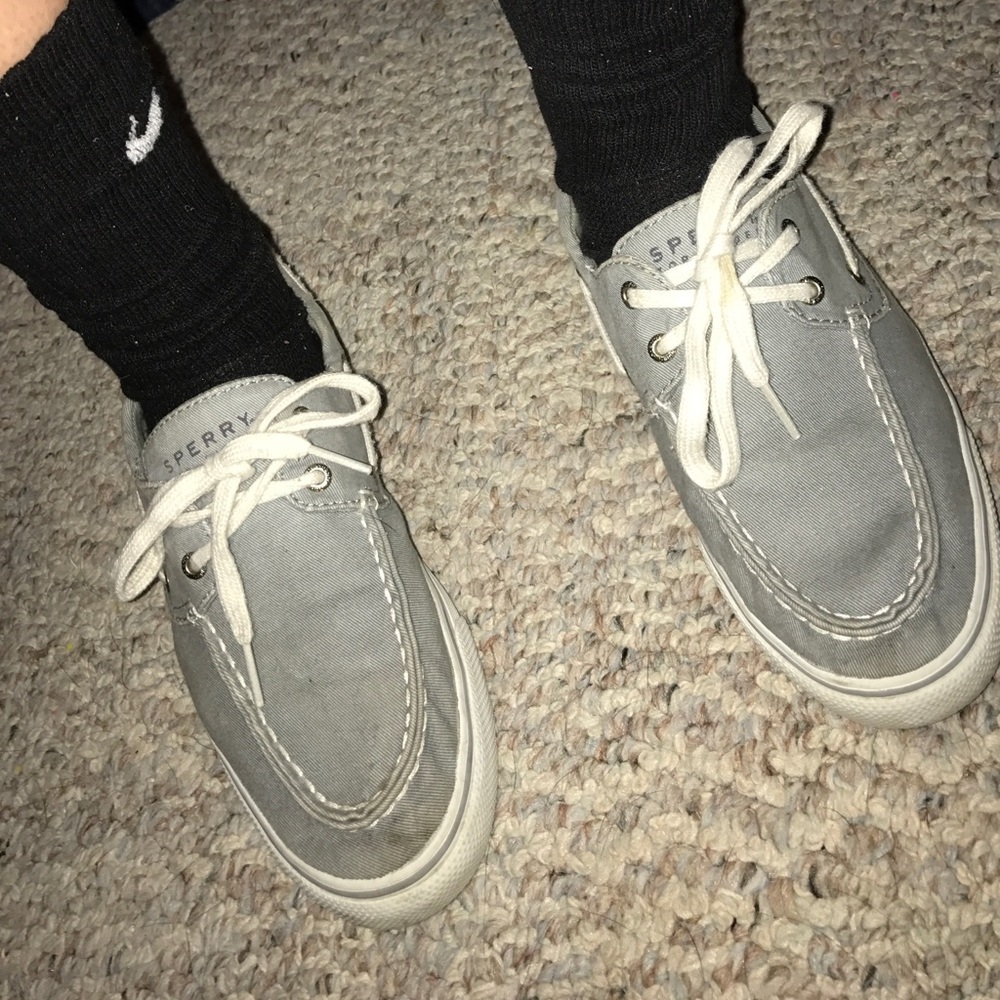 light blue sperry topsiders