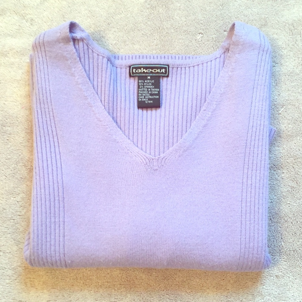 Pretty Pastel 3/4 Sleeve V-Neck