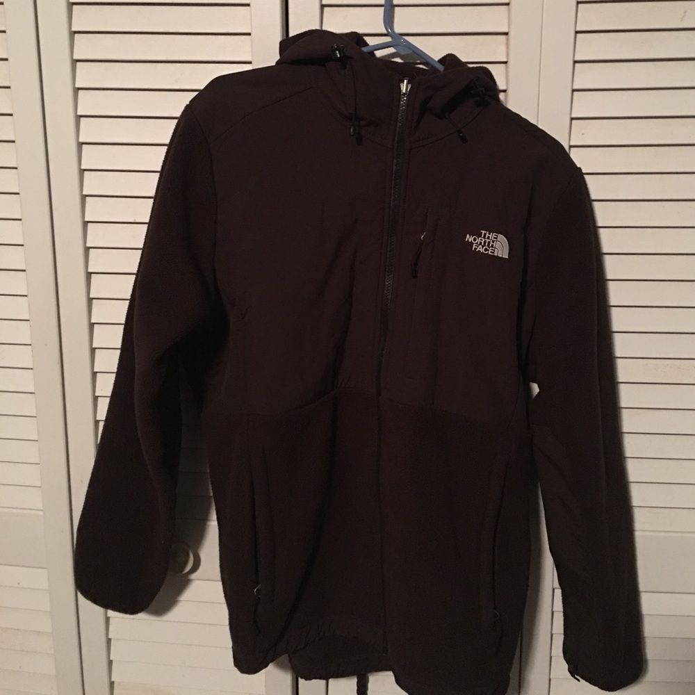 Brown XL Northface hooded Denali Jacket