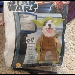 Dog yoda costume