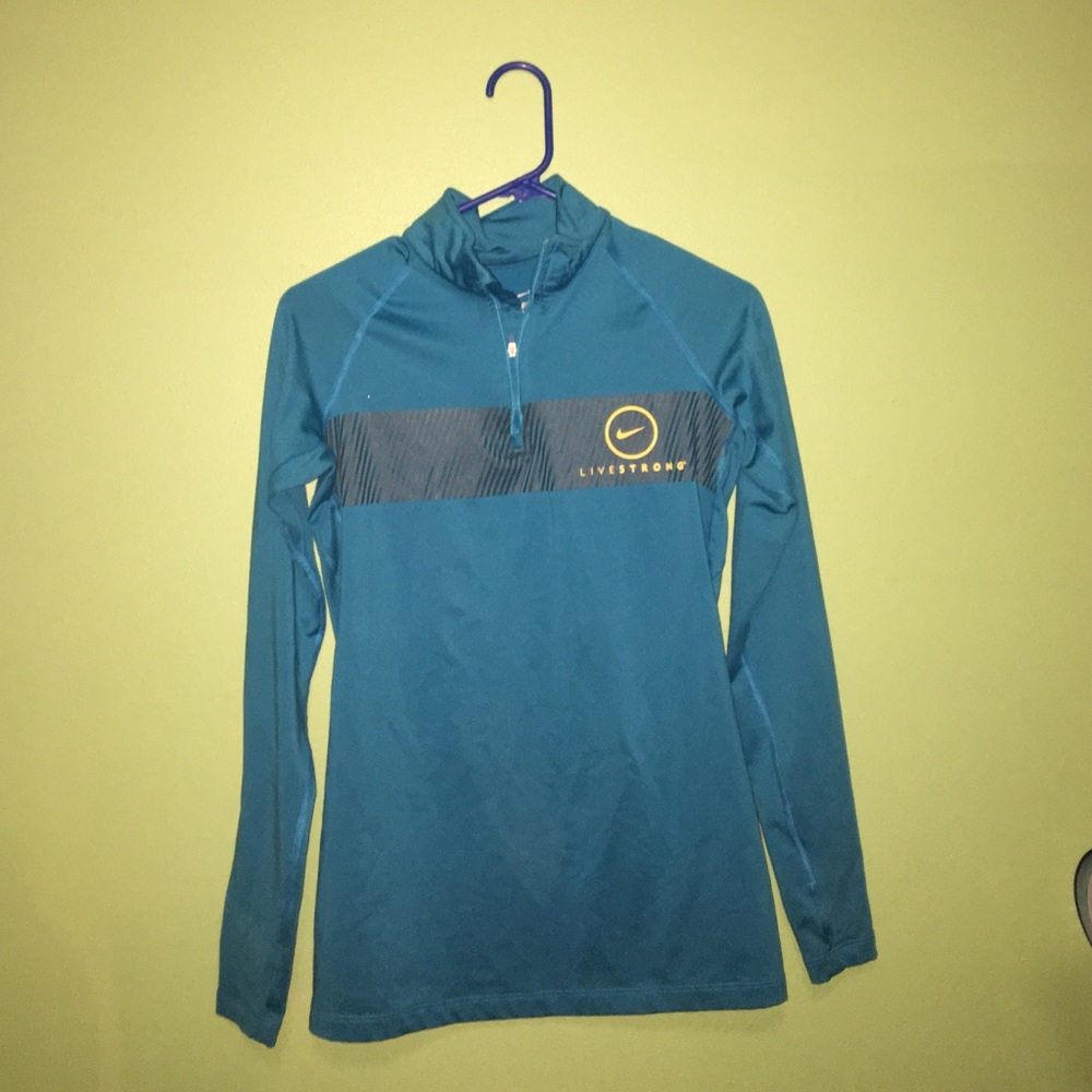 Nike Livestrong 3/4" zip up!