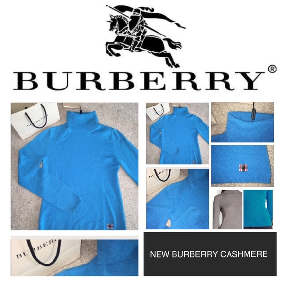 Burberry Tops - BURBERRY sweater turtleneck pullover cashmere NEW