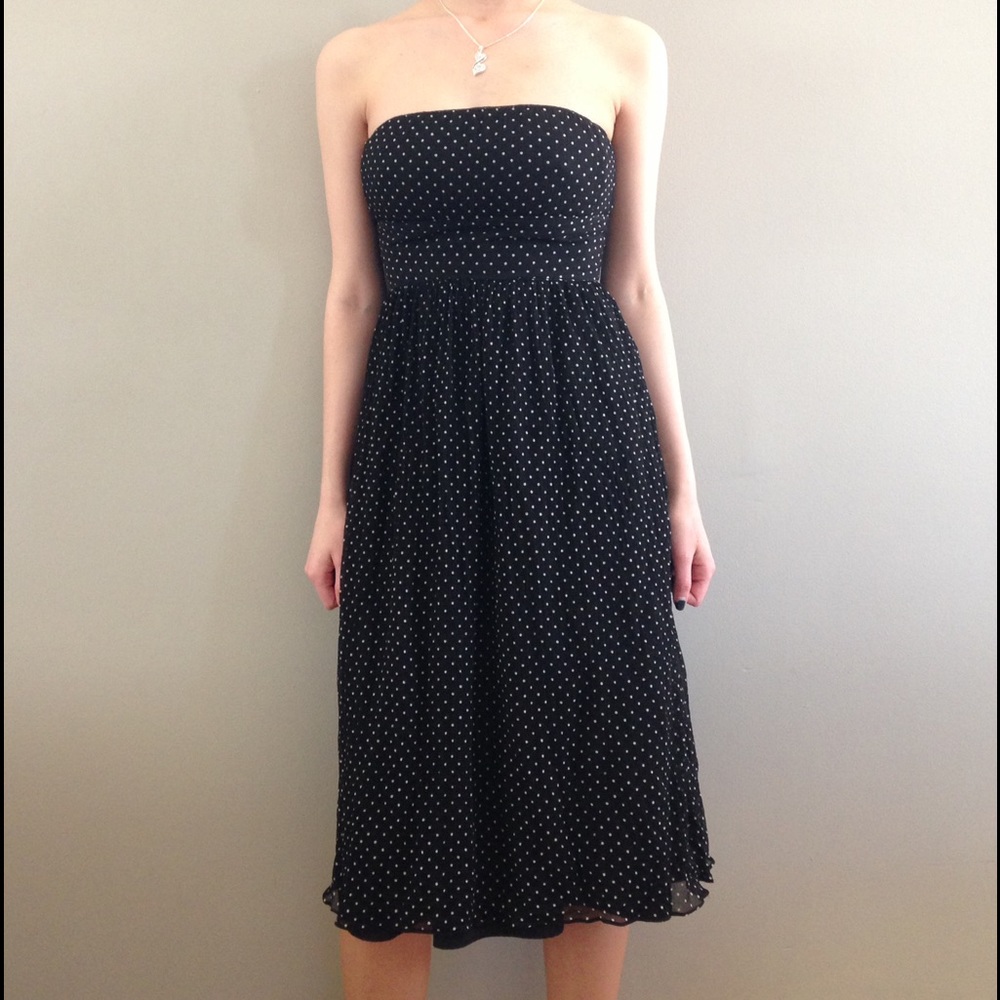 Black Polkadot Dress