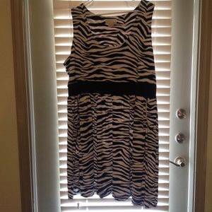 Michael Kors 3x zebra print dress