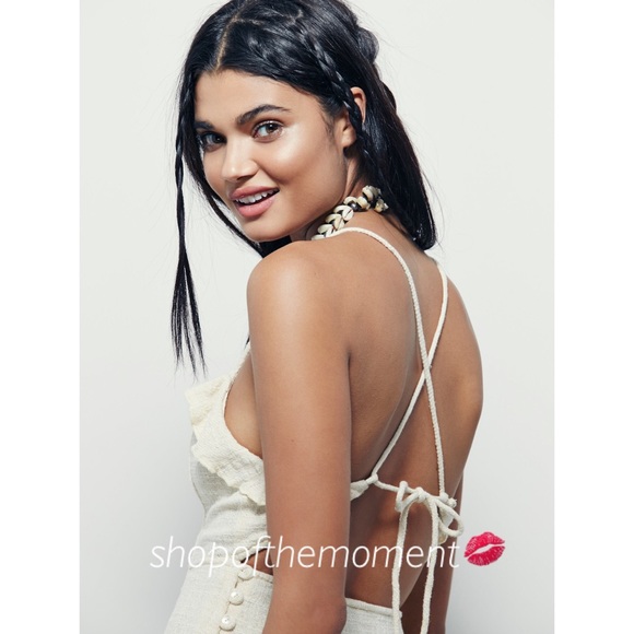 🐚🆕 Last One! Free People Strappy Back Cami Dress - Picture 4 of 8
