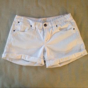 J. Crew factory white cutoff jean shorts