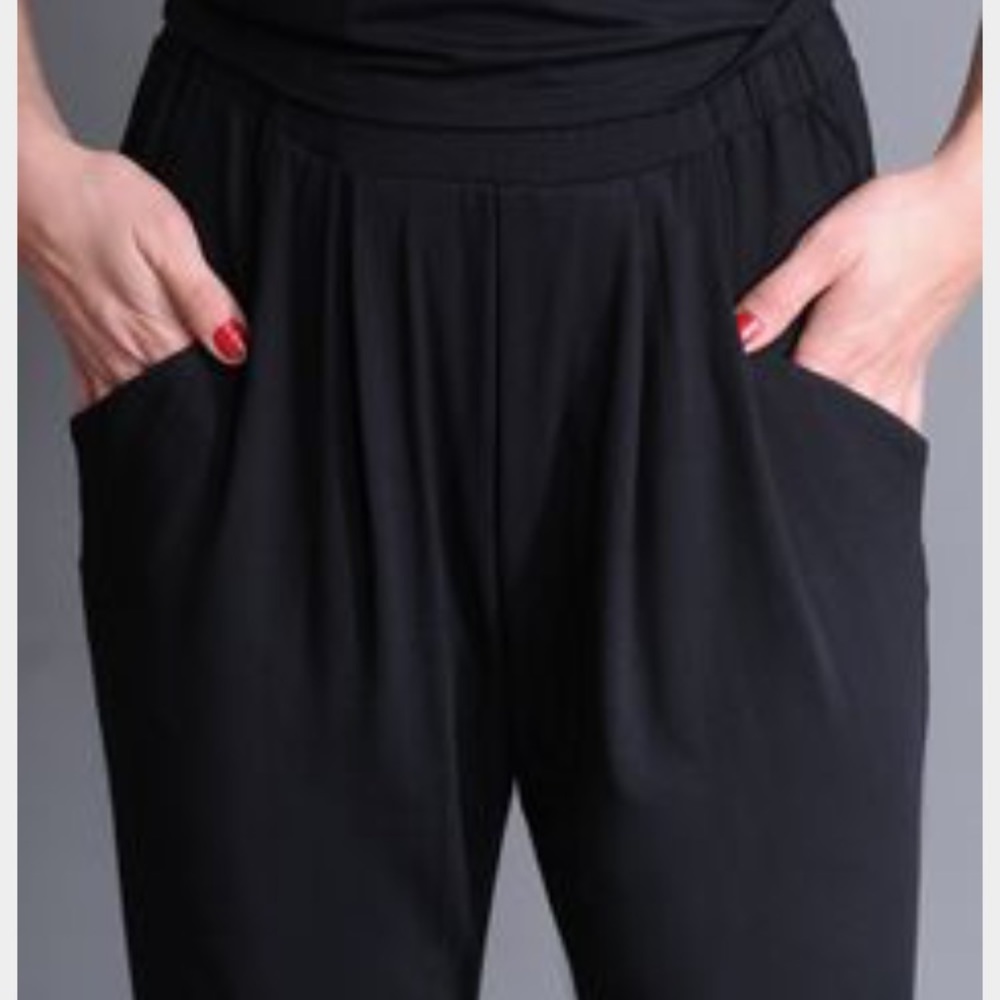 Black loose black pants