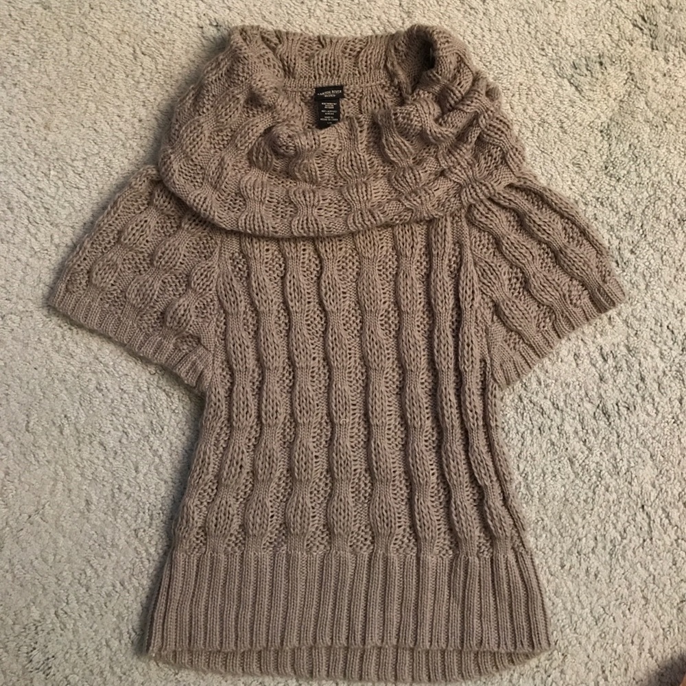 Super comfortable gray cowl neck sweater