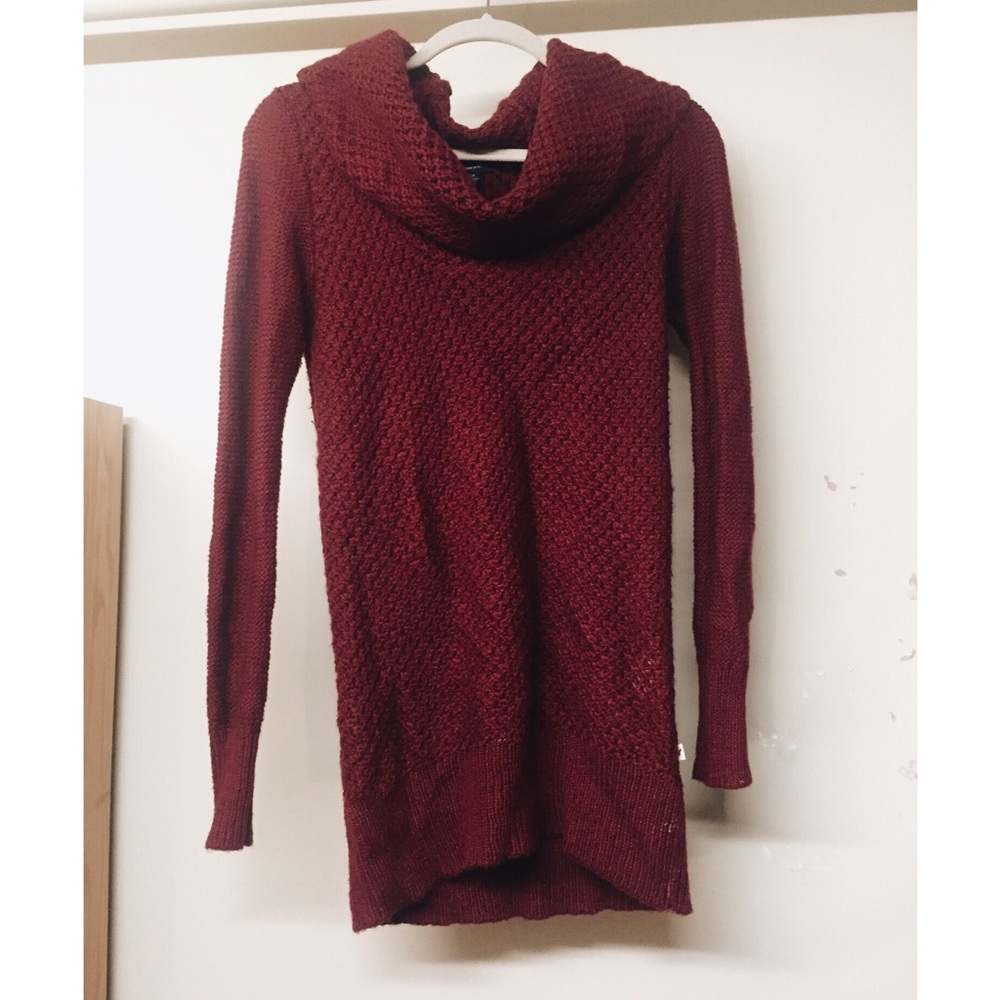 American eagle cowl neck sweater