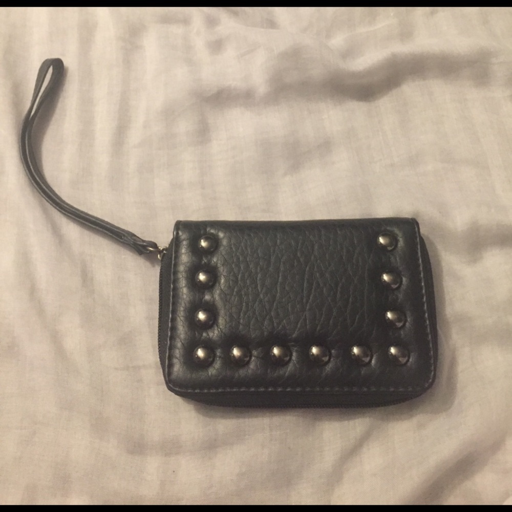 Wallet with wrist strap