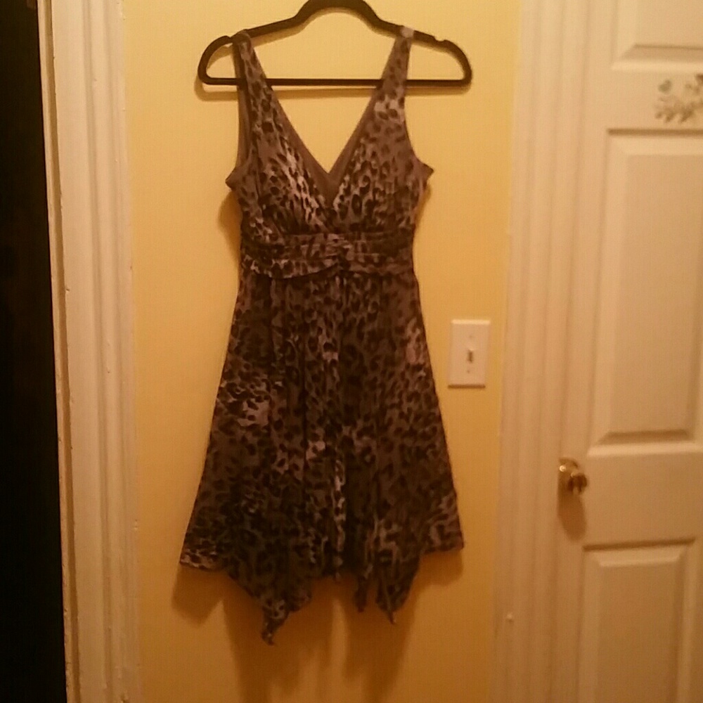Black/gray dress