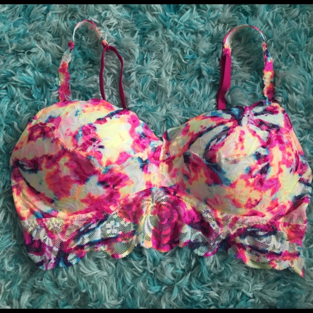 PINK lace Bralette