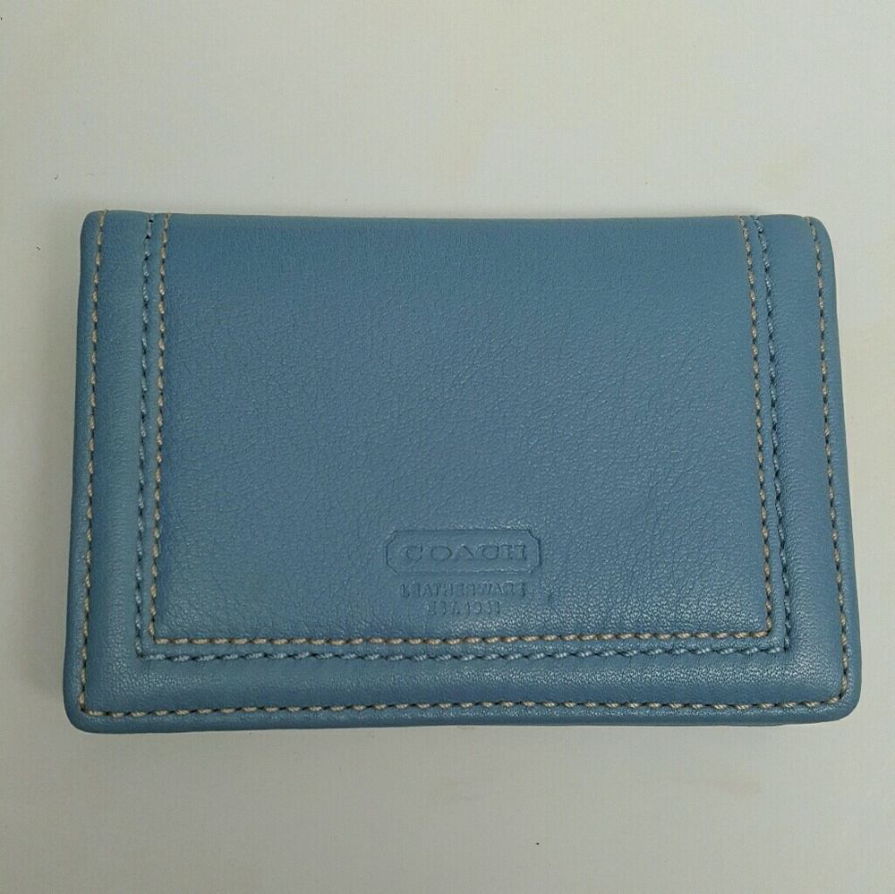 Coach Card Case in Leather