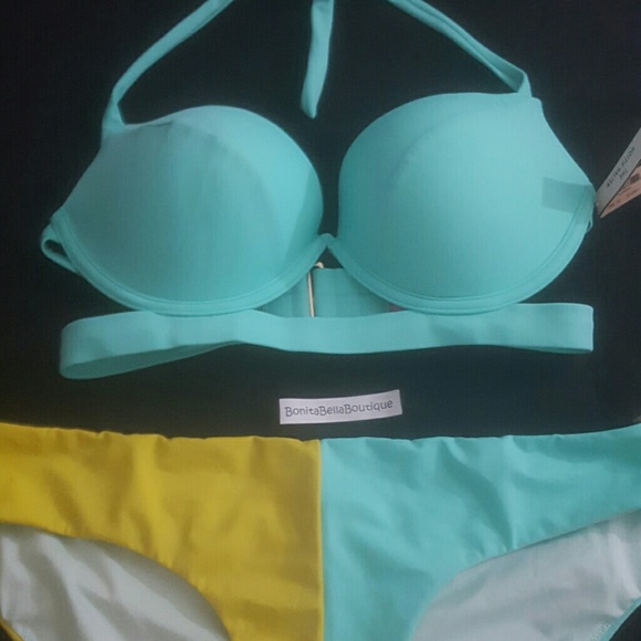 Victoria's Secret HOTTIE HALTER BIKINI BUNDLE NWT